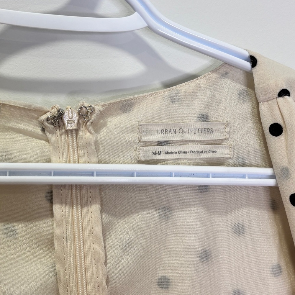 Urban Outfitters Polka Dot Long Sleeve Dress - Picture 7 of 13